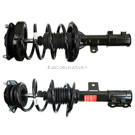 BuyAutoParts 2004 Hyundai Tiburon Shock and Strut Set 77-70713CX