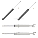 2007 Audi A4 Quattro Shock and Strut Set 1