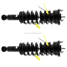 2012 Gmc Canyon Shock and Strut Set 1