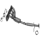2007 Mazda 3 Catalytic Converter w/ Exhaust Manifold 1
