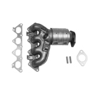 2007 Mitsubishi Lancer Catalytic Converter w/ Exhaust Manifold 1