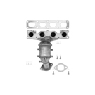 2012 Kia Sorento Catalytic Converter CARB Approved 1