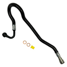 2013 Bmw 135is Power Steering Return Line Hose Assembly 1