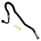 2012 Bmw 335is Power Steering Return Line Hose Assembly 1