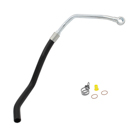 2002 Bmw 540i Power Steering Return Line Hose Assembly 2