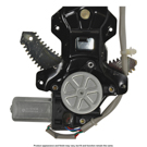 1990 Honda Civic Window Regulator with Motor 4
