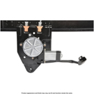 2007 Buick Rainier Window Regulator with Motor 4