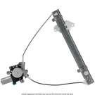 1996 Hyundai Accent Window Regulator with Motor 2