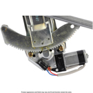 2000 Dodge Ram Trucks Window Regulator with Motor 3