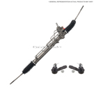 2003 Infiniti FX35 Rack and Pinion and Outer Tie Rod Kit 1
