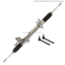 1998 Mercedes Benz E430 Rack and Pinion and Outer Tie Rod Kit 1
