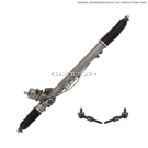 2012 Gmc Acadia Rack and Pinion and Outer Tie Rod Kit 1
