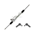 1994 Toyota Corolla Rack and Pinion and Outer Tie Rod Kit 1