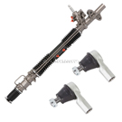 BuyAutoParts  Honda Element Rack and Pinion and Outer Tie Rod Kit 89-20308K7