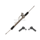 1989 Toyota Corolla Rack and Pinion and Outer Tie Rod Kit 1