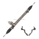 2010 Audi S4 Rack and Pinion and Outer Tie Rod Kit 1