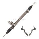 2012 Audi S5 Rack and Pinion and Outer Tie Rod Kit 1