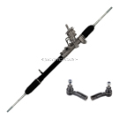 2006 Volkswagen Rabbit Rack and Pinion and Outer Tie Rod Kit 1