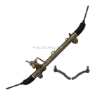 2009 Toyota Sienna Rack and Pinion and Outer Tie Rod Kit 1