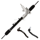 BuyAutoParts Honda Rack and Pinion and Outer Tie Rod Kit 89-20469K9