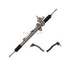 2012 Acura MDX Rack and Pinion and Outer Tie Rod Kit 1