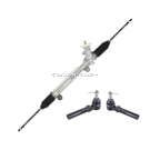 2000 Chevrolet Malibu Rack and Pinion and Outer Tie Rod Kit 1