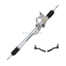 2000 Toyota Land Cruiser Rack and Pinion and Outer Tie Rod Kit 1