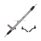 2004 Kia Sorento Rack and Pinion and Outer Tie Rod Kit 1