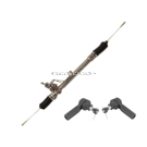 2005 Scion xA Rack and Pinion and Outer Tie Rod Kit 1