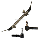2007 Jeep Grand Cherokee Rack and Pinion and Outer Tie Rod Kit 1