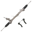 2012 Volvo C30 Rack and Pinion and Outer Tie Rod Kit 1