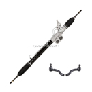 2008 Nissan Frontier Rack and Pinion and Outer Tie Rod Kit 1