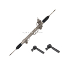 2009 Toyota FJ Cruiser Rack and Pinion and Outer Tie Rod Kit 1
