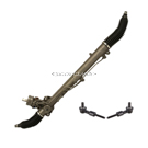 2003 Audi S8 Rack and Pinion and Outer Tie Rod Kit 1