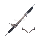 1998 Volvo S90 Rack and Pinion and Outer Tie Rod Kit 1