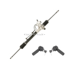 2000 Toyota RAV4 Rack and Pinion and Outer Tie Rod Kit 1