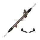 2013 Toyota 4Runner Rack and Pinion and Outer Tie Rod Kit 1