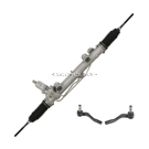 2002 Mercedes Benz C230 Rack and Pinion and Outer Tie Rod Kit 1