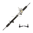 2008 Dodge Dakota Rack and Pinion and Outer Tie Rod Kit 1