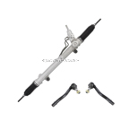 BuyAutoParts 89-20954K9 Rack and Pinion and Outer Tie Rod Kit 1