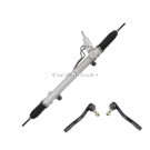 2009 Mercedes Benz ML320 Rack and Pinion and Outer Tie Rod Kit 1