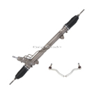 2007 Mercedes Benz R320 Rack and Pinion and Outer Tie Rod Kit 1