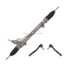 BuyAutoParts 89-20980K7 Rack and Pinion and Outer Tie Rod Kit 1