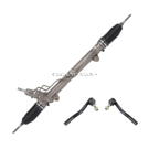 2007 Mercedes Benz ML320 Rack and Pinion and Outer Tie Rod Kit 1