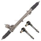 2007 Audi S4 Rack and Pinion and Outer Tie Rod Kit 1