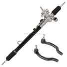 BuyAutoParts Honda Rack and Pinion and Outer Tie Rod Kit 89-20991K9