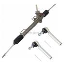 2012 Subaru Outback Rack and Pinion and Outer Tie Rod Kit 1