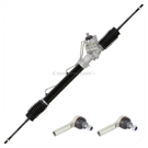 BuyAutoParts Nissan Rack and Pinion and Outer Tie Rod Kit 89-21031K9