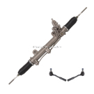 2003 Mercedes Benz SL500 Rack and Pinion and Outer Tie Rod Kit 1