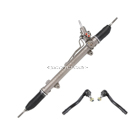 2010 Mercedes Benz GL450 Rack and Pinion and Outer Tie Rod Kit 1